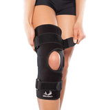 Kniebandage HINGED KNEE SLEEVE WRAPAROUND (Metall-Gelenkschienen)