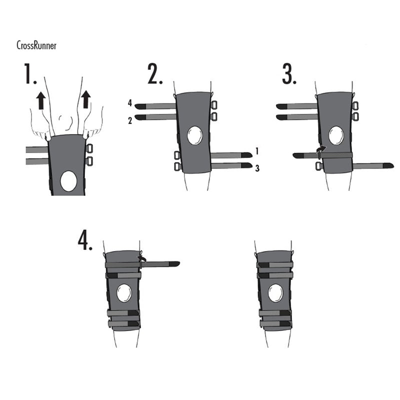 CrossRunner knee support (pull-on)