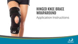 Kniebandage Q BRACE™ CrossFire (Kunststoff-Gelenkschienen)